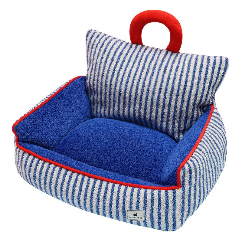 Winter Removable and Washable Pet Sofa Nest Warm Dog Nest Small Dog Teddy Pet Nest