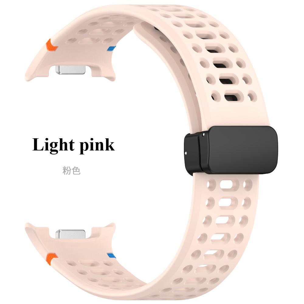 Magnetic Silicone Watch Buckle Strap for Samsung Galaxy Watch 8 Classic 46mm Band for Galaxy Watch 8 44mm 40mm Accessories