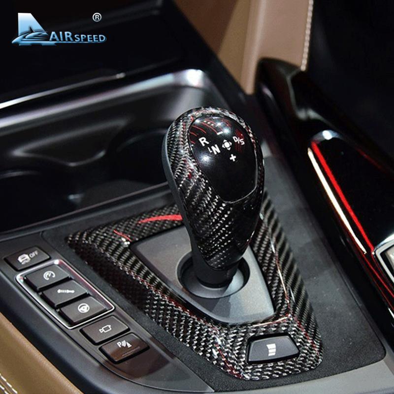 Carbon Fiber Style Gear Shift Collar for M3 F80 M4 F82 2014 2015 2016 2017 2018