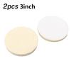2pcs Wool Felt Polishing Pads Abrasive Wheel For Glass Stainless Steel Polish Repair Scratches Soft Felt Discs Abrasive Tools