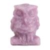 Owl Shaped Chakra Stone Figurine Cute Yoga Meditation Energy Healing Stone Statue Craft Decoration Type 1
