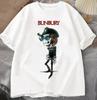 BUNBURY T-Shirt Mexico Tour 2022 Enrique Heroes Silencio Crew Neck Short Sleeves Casual Loose Tops Cotton Fashion Streetwear