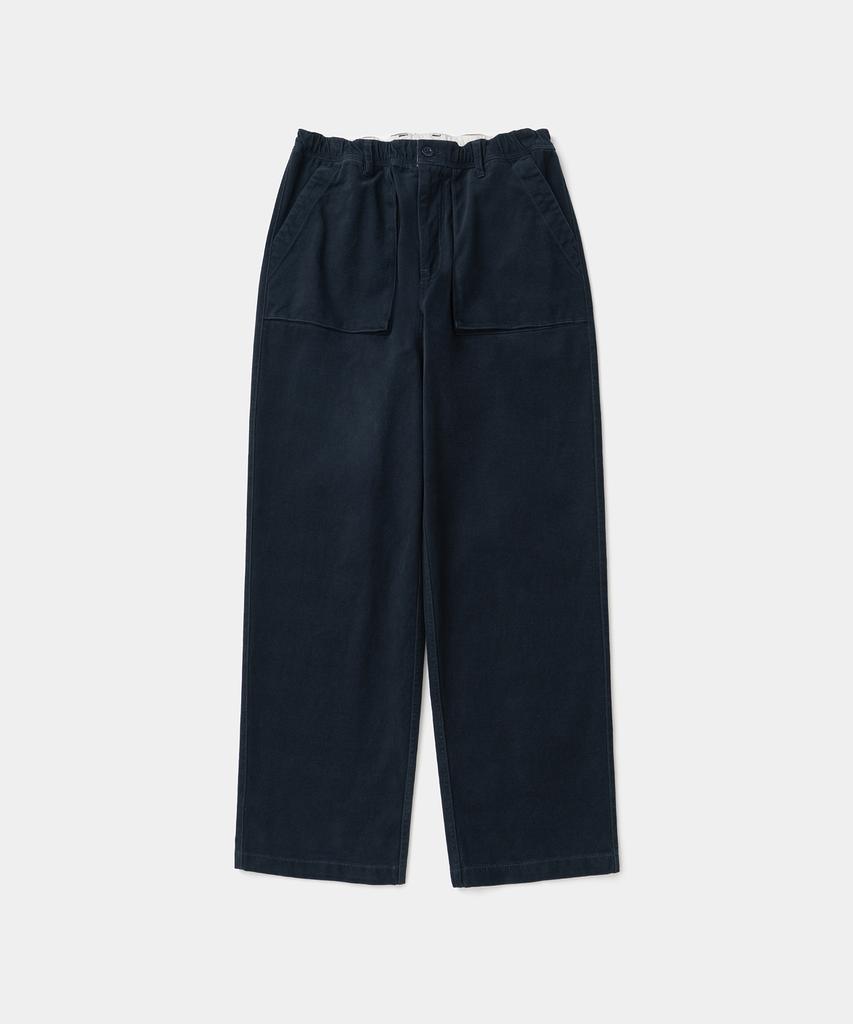 UNIFORM BRIDGE Peach Comfort Fatigue Pants Dark Navy