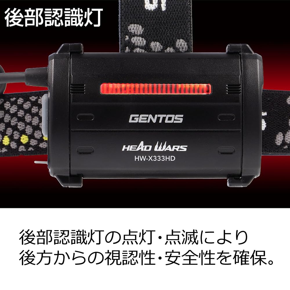 Gentos LED Headlamp, 50-360 Lumens, Battery-Powered, KDHL-2109