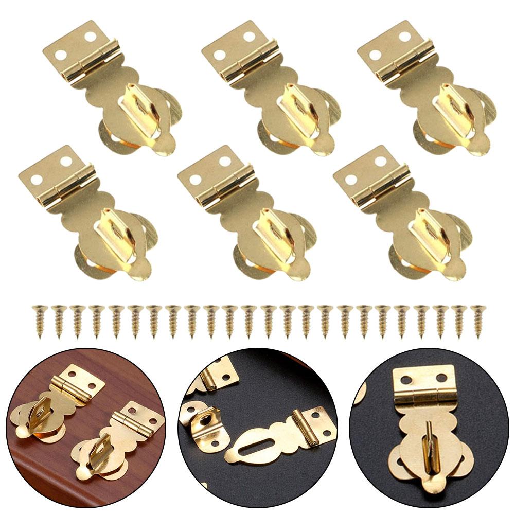 Brass Padlock For Jewelry Box Lock Vintage Box Lock 37*19MM Brass Padlock Buckle Adaptable To Various Boxes Easy Installation