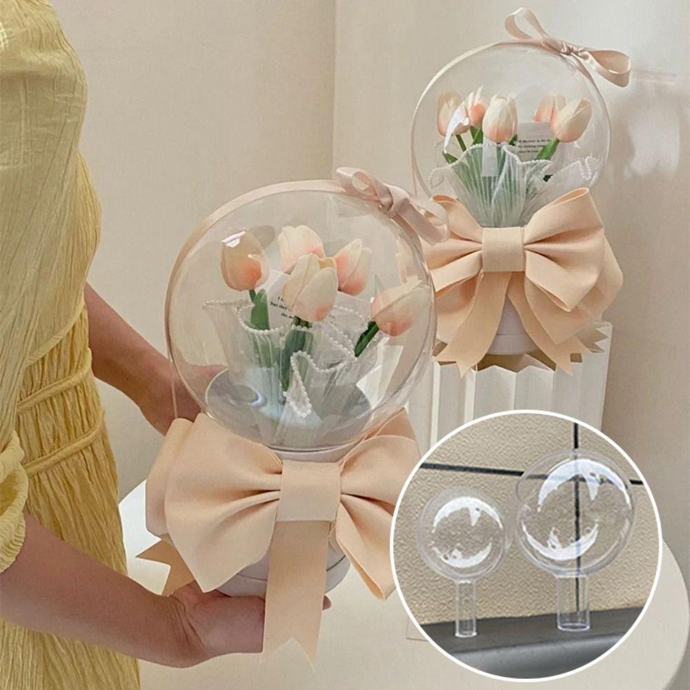 DIY Bouquet Holder Acrylic Bobo Balloons Stand  Wedding Birthday Party Decorations