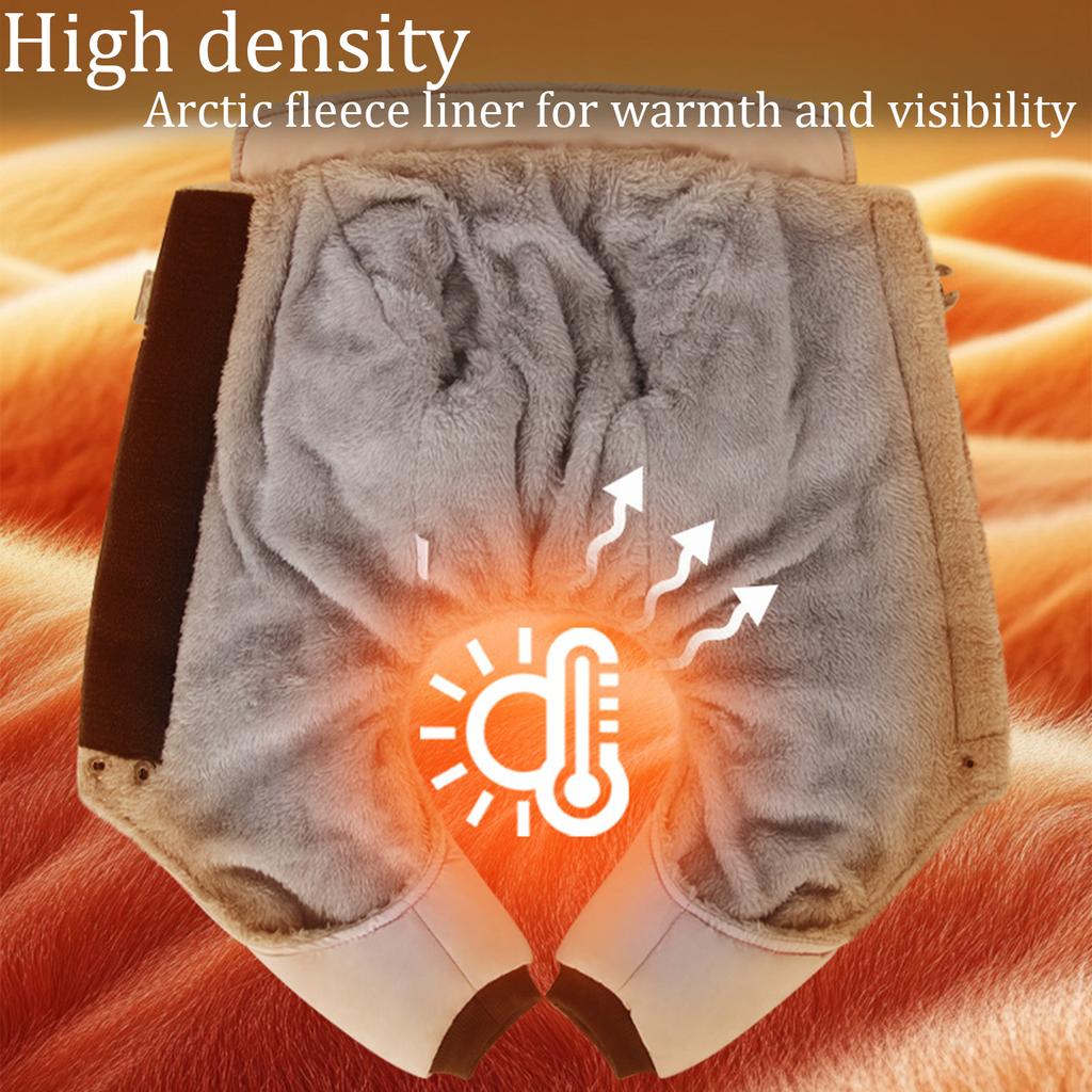 Autumn Winter Warm and Fluffy Four Leg Protection Suit Dog Windproof Cotton Clothes With Reflective Stripe Dog Clothes Dog Coat