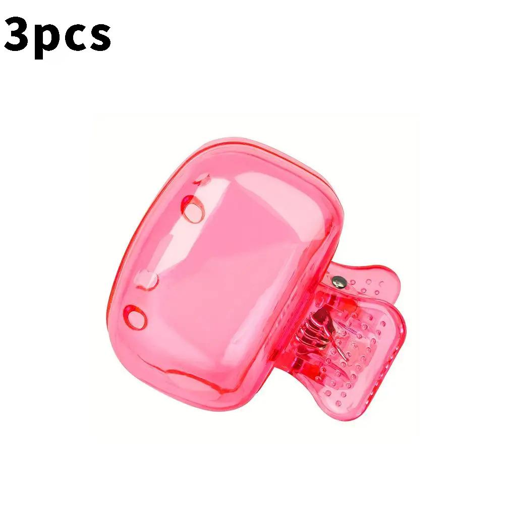 1/3pc Portable Plastic Toothbrush Head Cover Clips Dustproof Head Protector Cap Travel Hiking Camping Bathroom Accessories