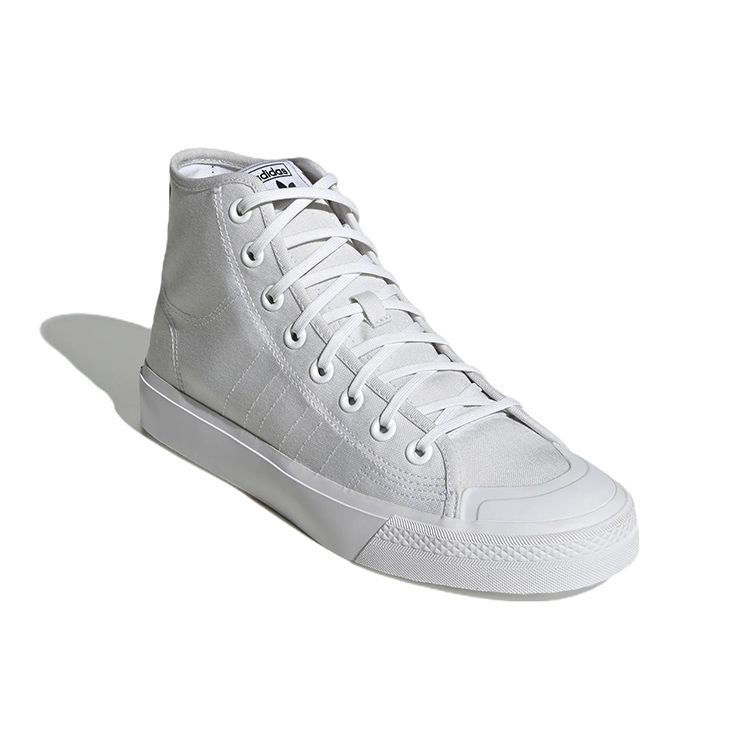 Adidas Nizza Hi Hvit Svart Unisex Sneakers Skyhvit Kjerne-Svart GV7607