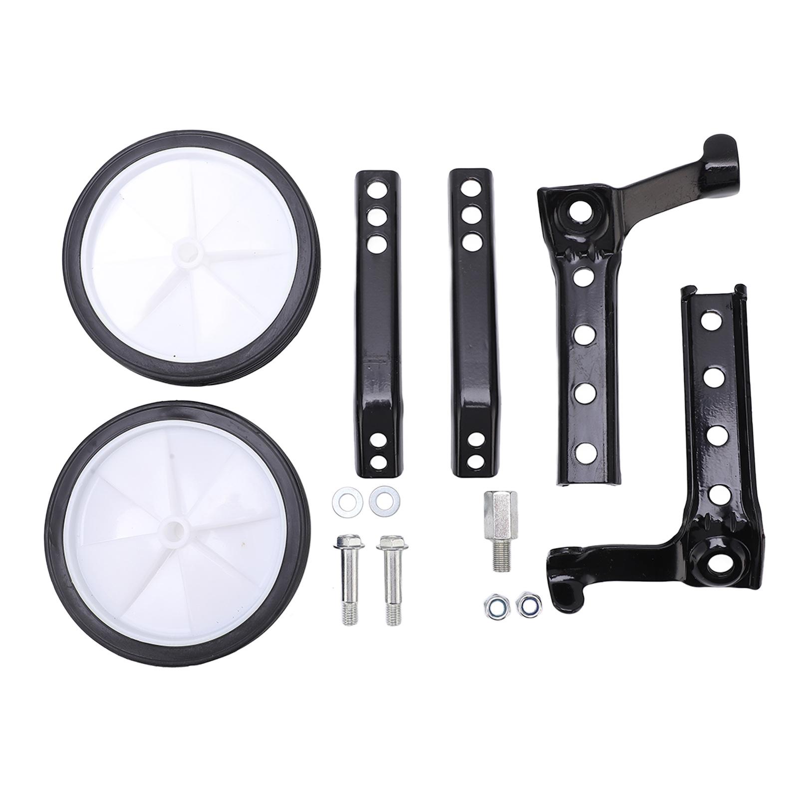 Training Wheels   Steel Plastic Riding Auxiliary Support Wheels Set for 18 to 24in Children Bike