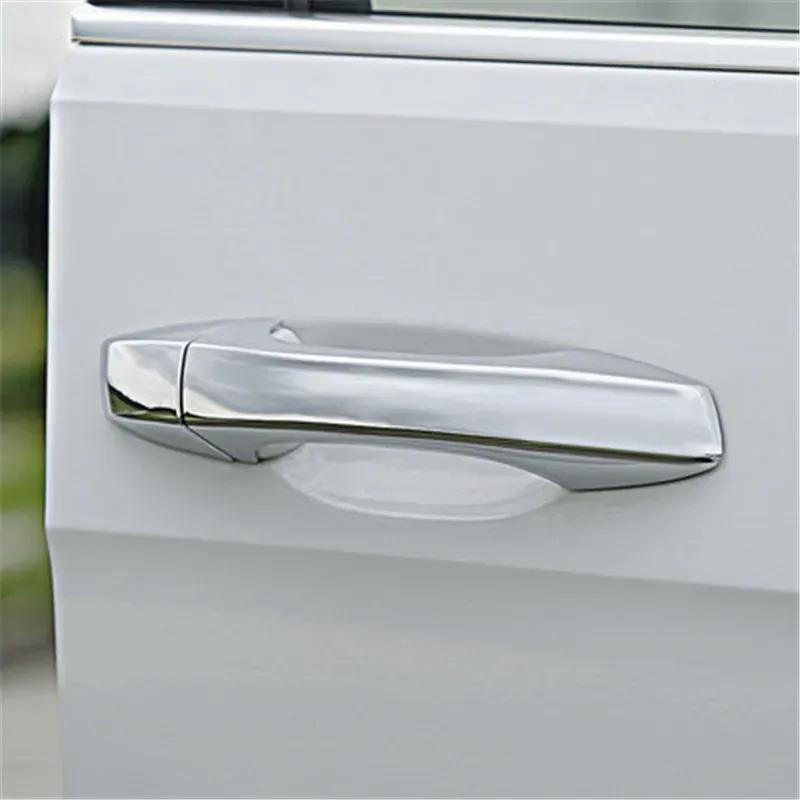For Volkswagen VW GOLF 7 MK7 2013- Chrome Door Handle Bowl Trim Car Side Door Handle Cover Trim Sticker Styling Accessories