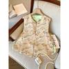 Spring new embroidered vest high-end temperament round neck vest short top stacked vest