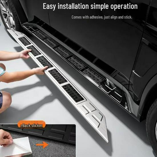 Jietu Traveler Stainless Steel Door Sill Steps for 23-26 T2 Models - Mountain Sea Style Accessories