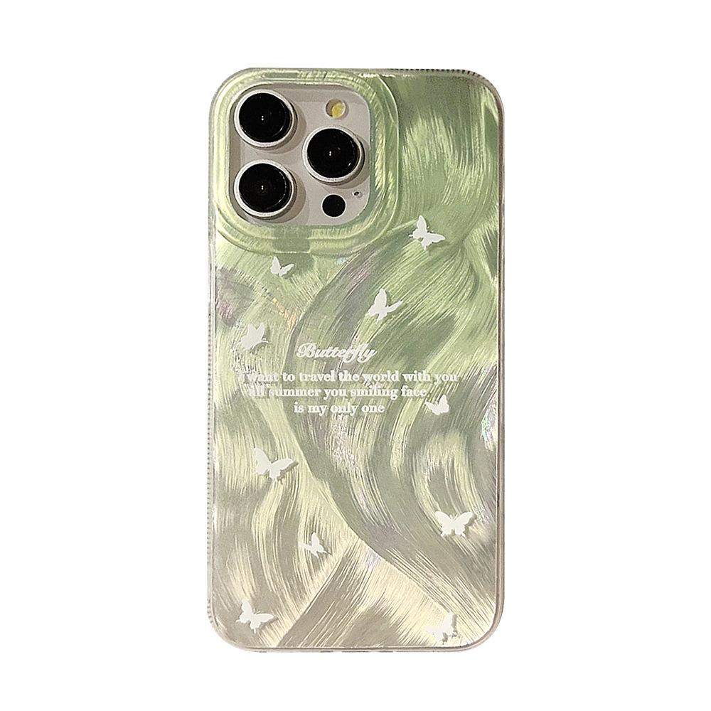 Creative White Butterfly iPhone 16, iPhone 17, and iPhone 17 Pro Max Phone Case