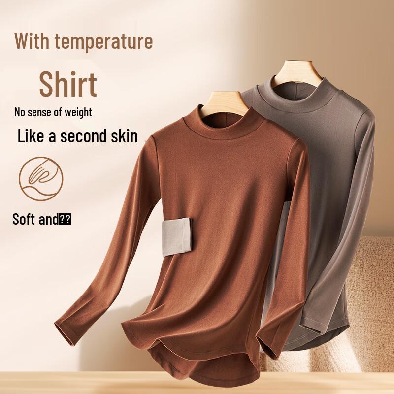 LANGSHA Maternity Semi-High Collar Warm Top