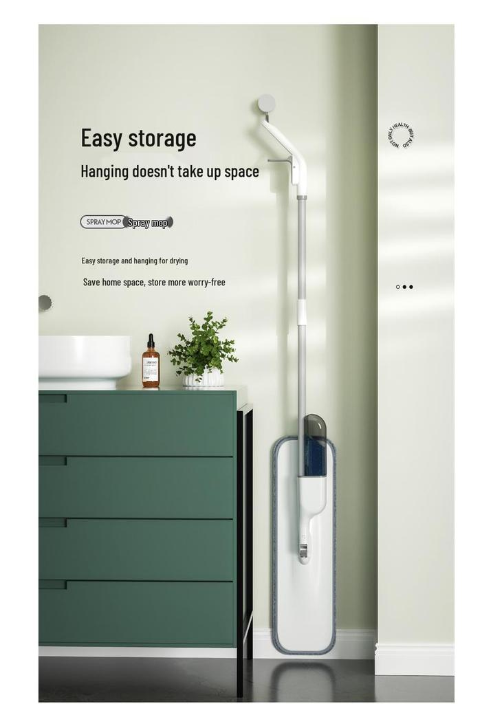 Rotating Water Absorbent Lazy Mop - Hands-Free Household Floor Cleaning Tool