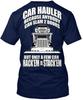 Truck Driver Car Hauler Rackem Lc Rack Em And Stack T-Shirt Made In USA S To 5XL