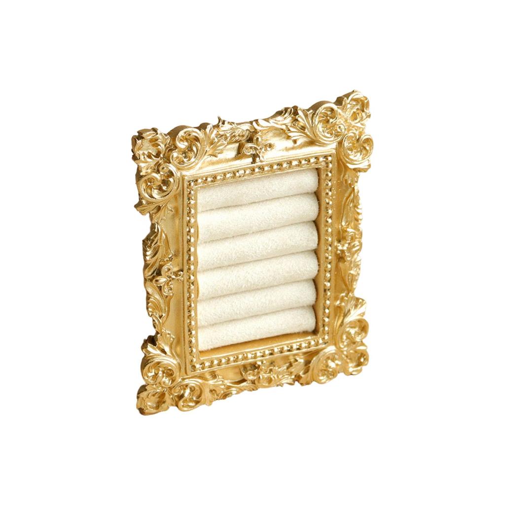Schmuck-Displayständer Vintage Europäischer Bilderrahmen Ringaufbewahrung Schmuckgeschäft Display-Ornamente