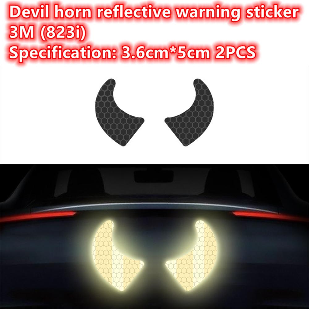 Černé kolo obočí reflexní samolepky na auto zakrývající samolepky na škrábance černý neviditelný dekorativní reflektor