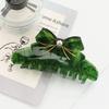 1pc Sweet bow clip, vinegar splicing temperament hair clip, large new style hair clip, hair grab headband, shark clip