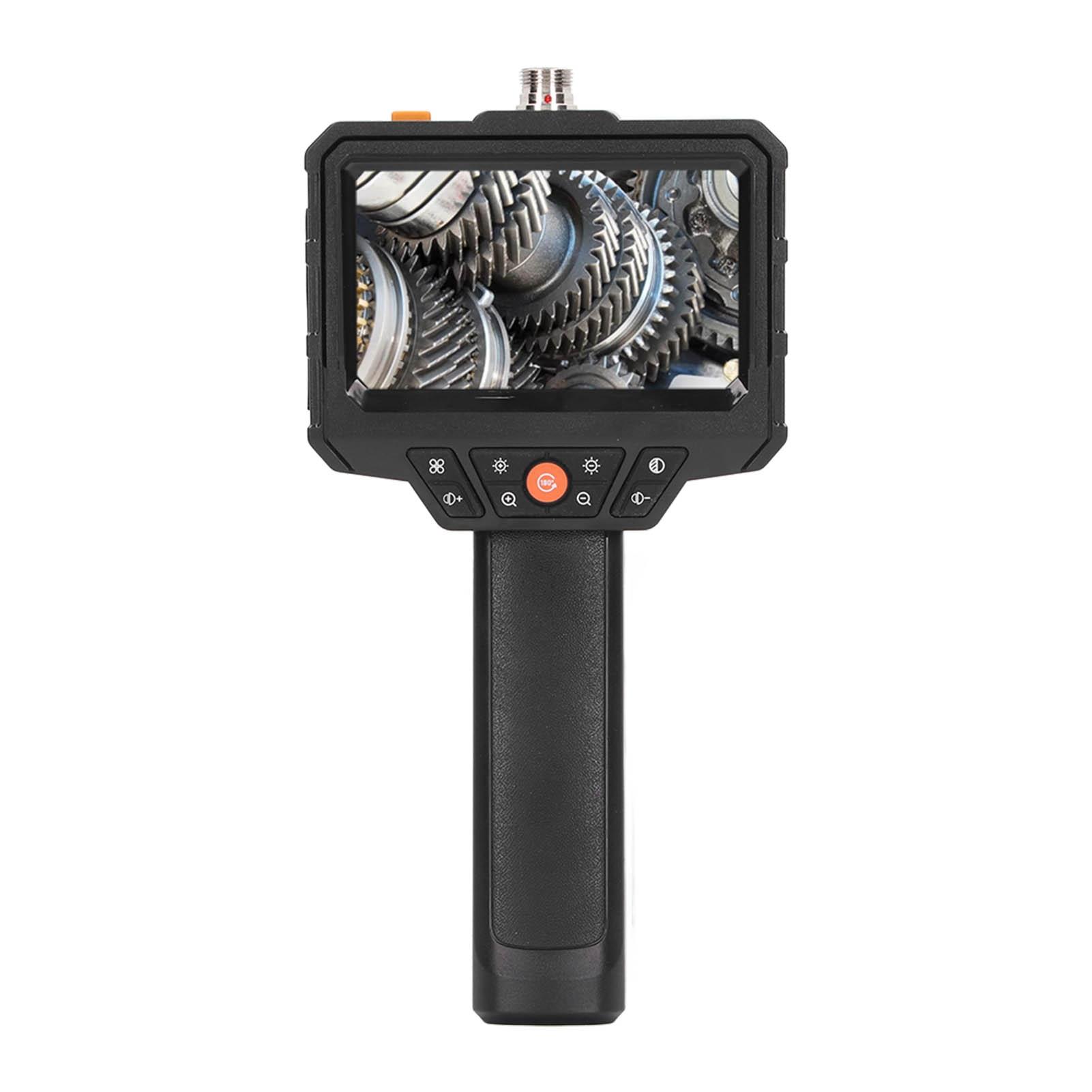 

Endoscope Camera 4.3 Inch HD 1080P Inspection Snake Camera with 8 LED Lights for Pipeline Vehicle Maintenance 1m