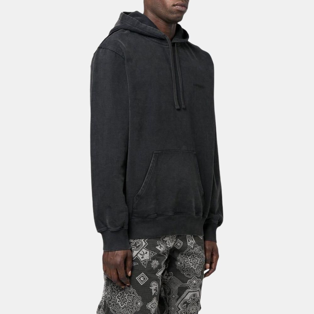 Carhartt WIP Solid Color Logo Embroidered Jacket Hoodie Men hoodies Black I03063789FQ