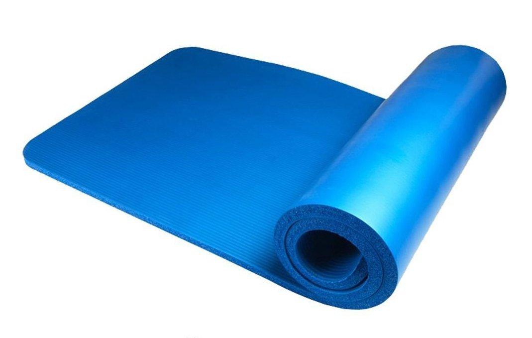 

Thick Yoga Mat Set Training Fitness with a dedicated storage COM-SHOT [Extra 20mm] Non-Slip [Blue] [Comes bag] MI-YOGA20-BL