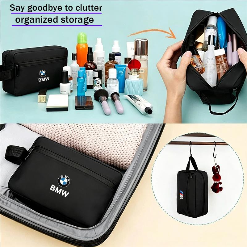 Car Interior Canvas fabric Handbag Accessories Sticker For BMW M X1 X2 X3 X5 X4 X6 X7 iX3 F30F20 F10 F07 E70 E46 E90 E92 E60 E39 HV0
