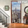 76Style 77/90cm Self-Adhesive Door Stickers Removable Wall Sticker Scenery Wallpaper Stone Stair Murals for Doors Modern Home Decor