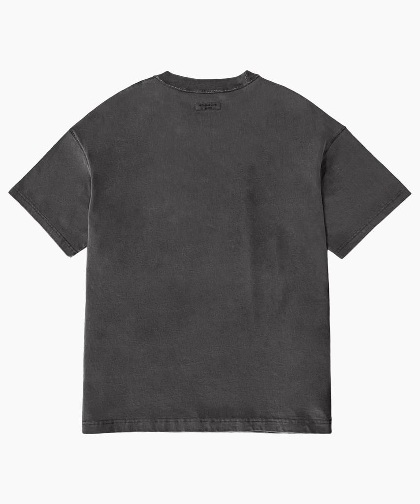 Keuligeon Pigment 3 Stitch Semi-Oversized Short Sleeve Tee Charcoal