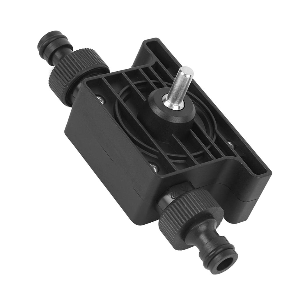 Portable Electric Drill Driven Type Pump Compact Water Oil Pump with 2pcs ConnectorBlack Oil Pump