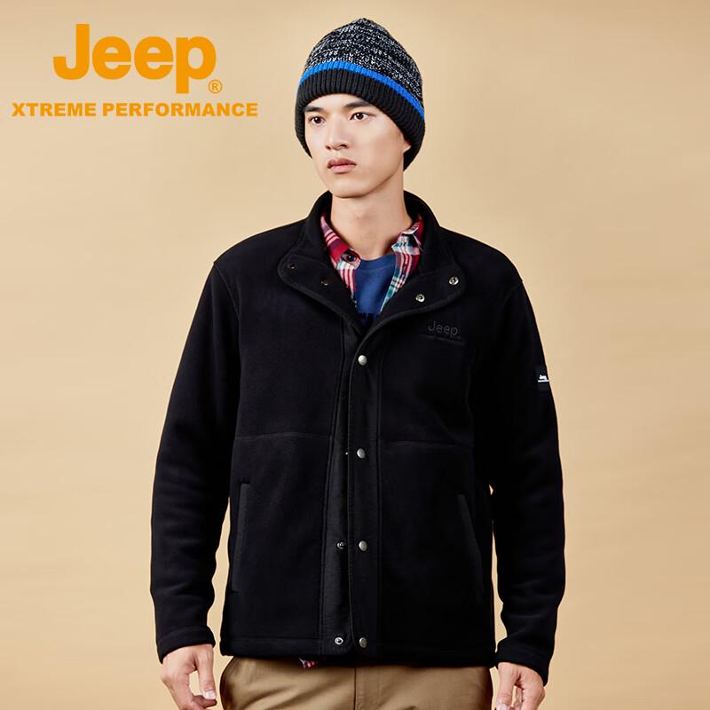 Jeep Men's Waterproof Outdoor Fleece Jacket