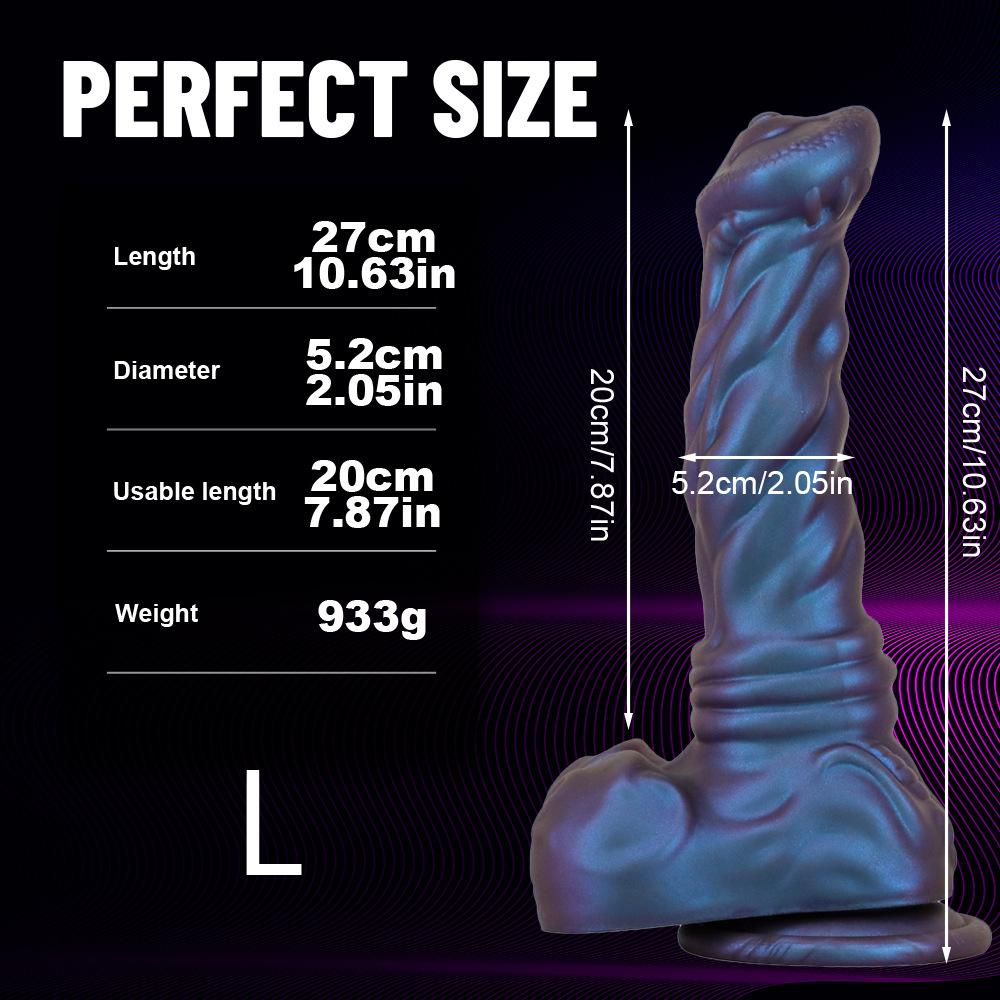 Simulated Dildo Stallion Silicone Anal Expansion Giant Thick Anal Plug