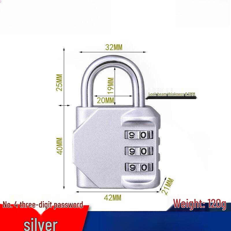 Miling Mini 3-Digit Combination Lock
