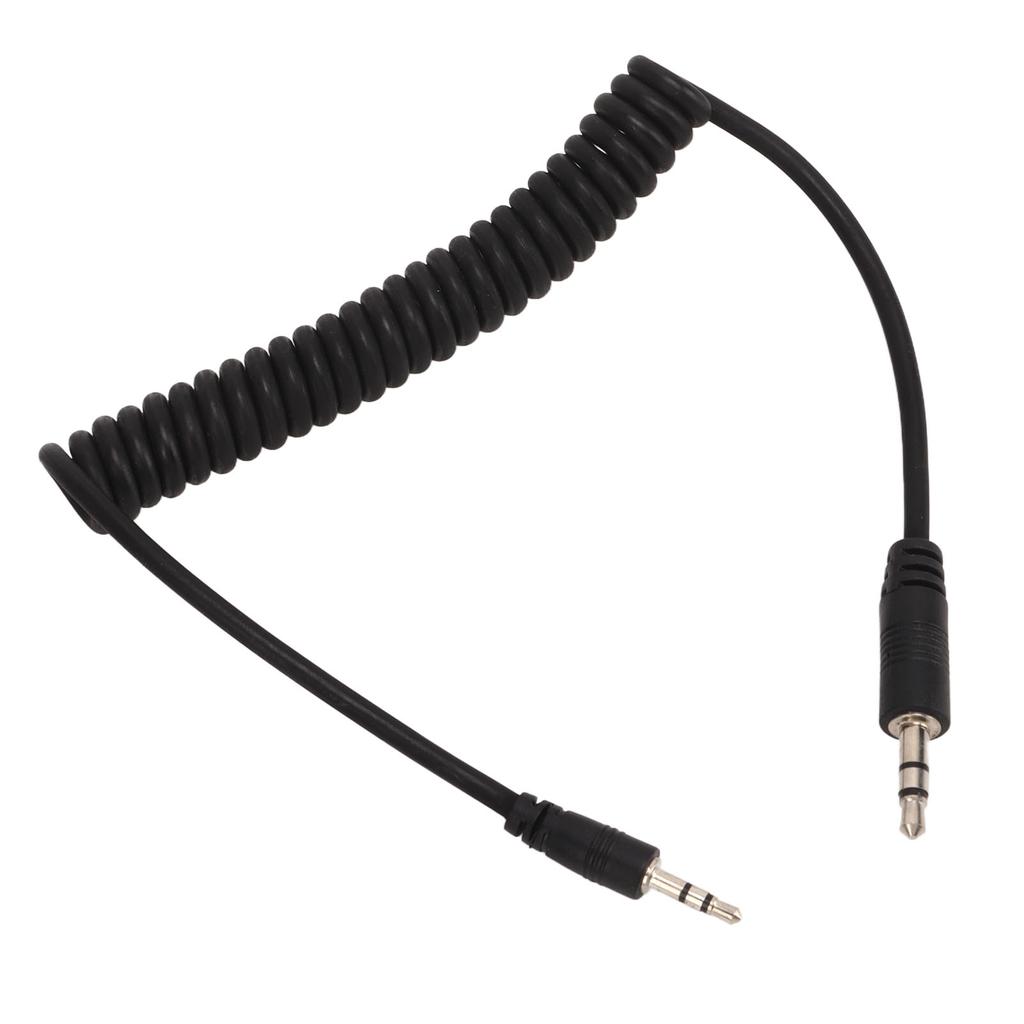 3.5mm To CB2 Camera Spring Cable Shutter Remote Control Connection Cord Trigger Cable 1 Meter