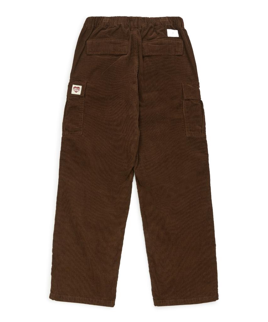 MARK GONZALES Heart Collection Corduroy Cargo Pants - Brown