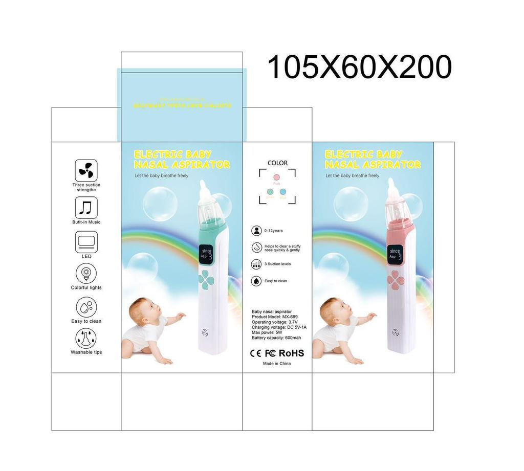 Smart Electric Nasal Aspirator for Baby and Child Mucus and Congestion Relief