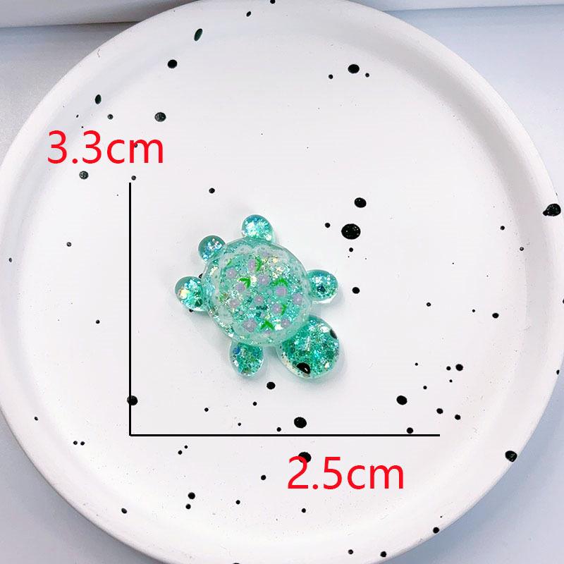 Flashing Resin Luminous Turtle Ornaments - Large & Small DIY Accessories