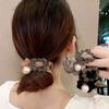 New Arrivals Open Run Pearl Hair Tie Mini Square Princess Style Cubic Pearl