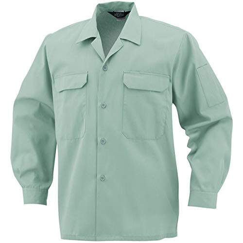 

COCOS Nobuoka A-6658 Open-Collar Long-Sleeve Shirt, Green, SS