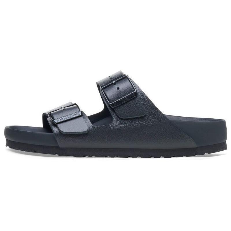 Birkenstock Arizona Leather Slide Slippers Unisex Black Regular 1026824 39
