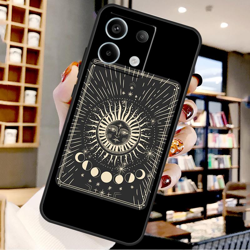 Sun And Moon Star For Xiaomi Redmi Note 13 Pro 9 10 11 12 14 15 Pro Plus Case For Redmi 15 12C 13C 14C 10C 15C