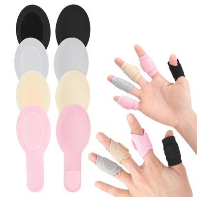 5 Peças de Tira Ajustável para Proteção dos Dedos Suporte para Dedo Protetor Manga para Dedo Tala para Dedo Para Alívio da Dor da Artrite