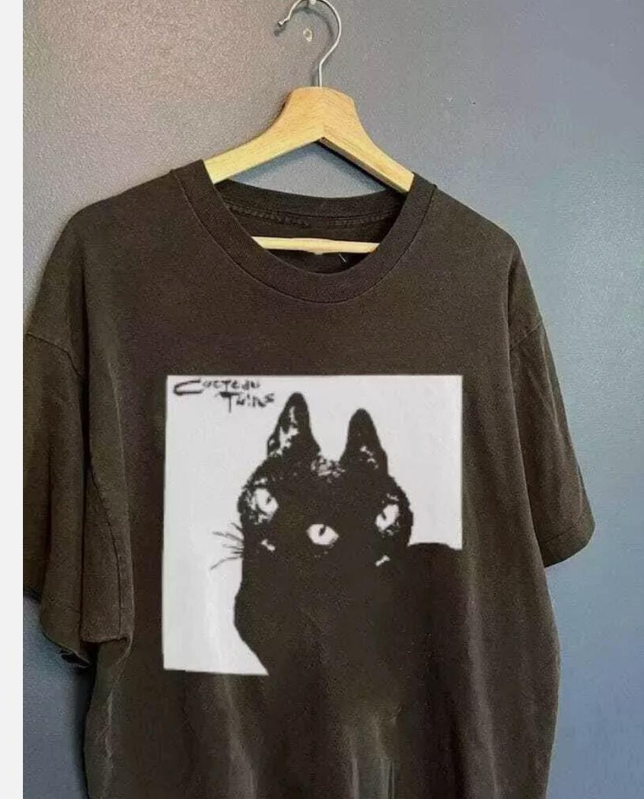 

26 Cocteau Twins Cat Shirt Cocteau Twins Band 90 s Rock Band Unisex Tshirt S-5XL Unisex T-Shirt XXXXL