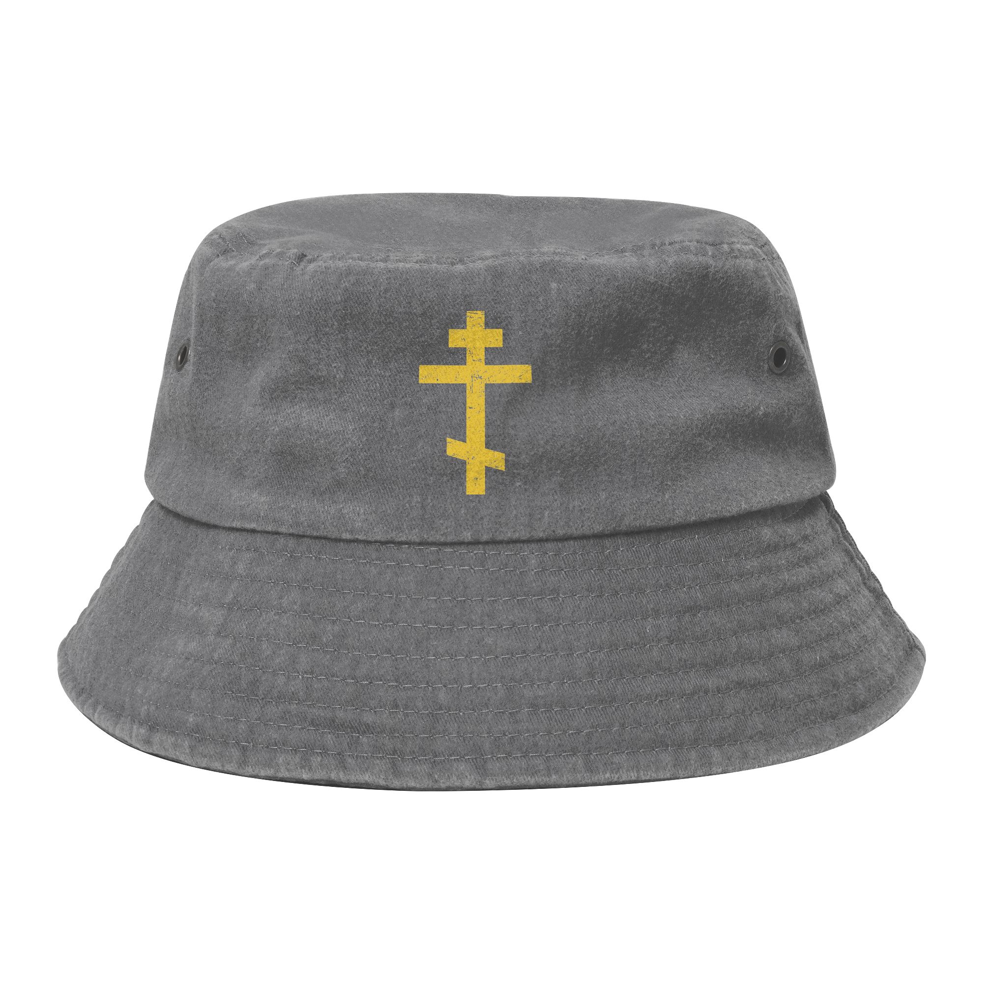 Unisex Women Bucket Hats Cross Eastern Orthodox  Greek Orthodox Spring Headwear Packable Fishing FisherUnisex Hat  Bob Hat Gift One Size
