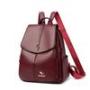 Fashion backpack women's new large-capacity travel bag soft leather women's backpack mother bag