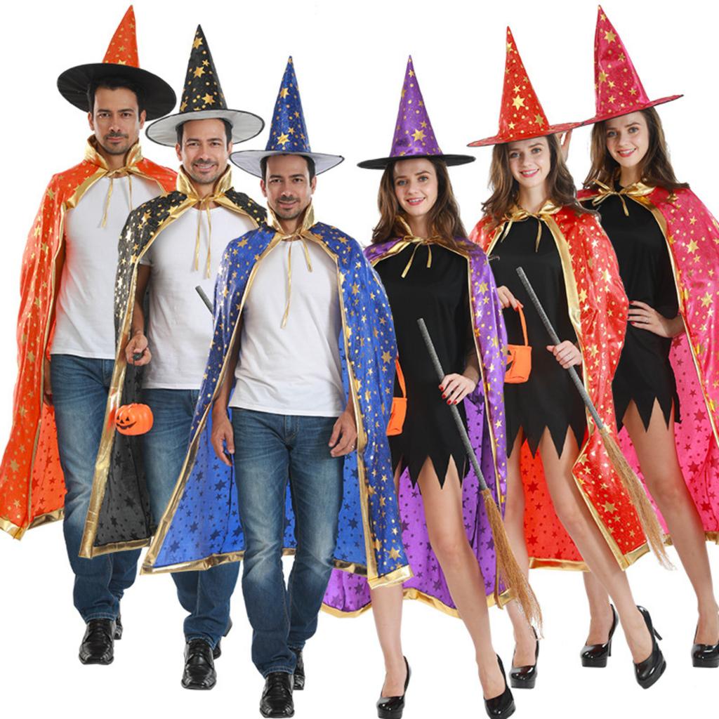 Halloween Dospělý Vystoupení Kostým Plášť Pláštěnka Oblečení Šaty Rekvizity