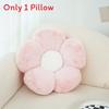Modern Minimalist Flower Pillow With Plush Cover For Living Room Sofa Decor