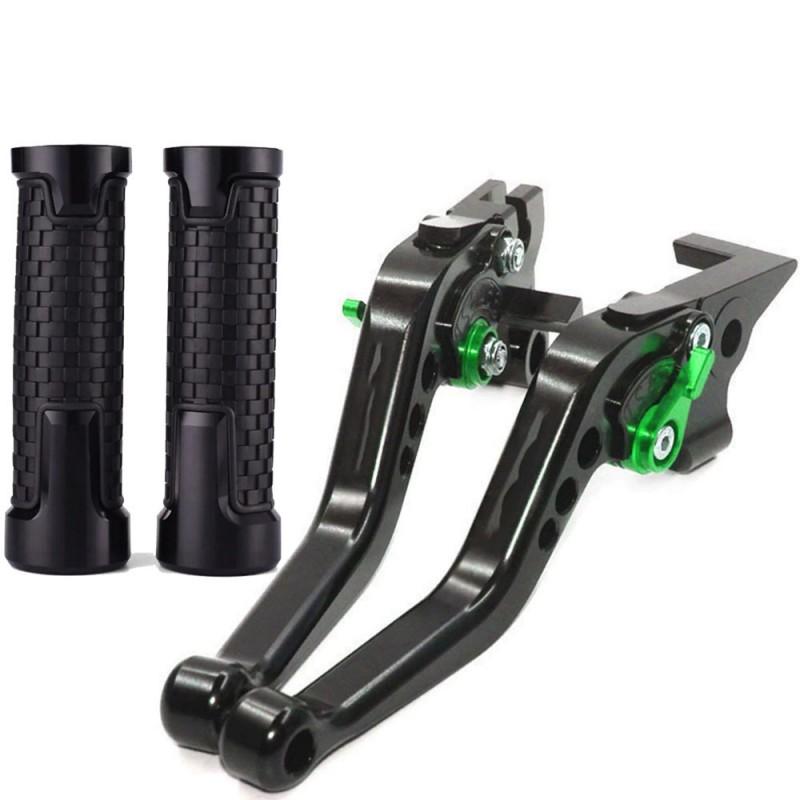 Aluminum Motorcycle Handlebar Grips Brake Clutch Levers Lever Extensions Kawasaki Yamaha Ducati CFMOTO
