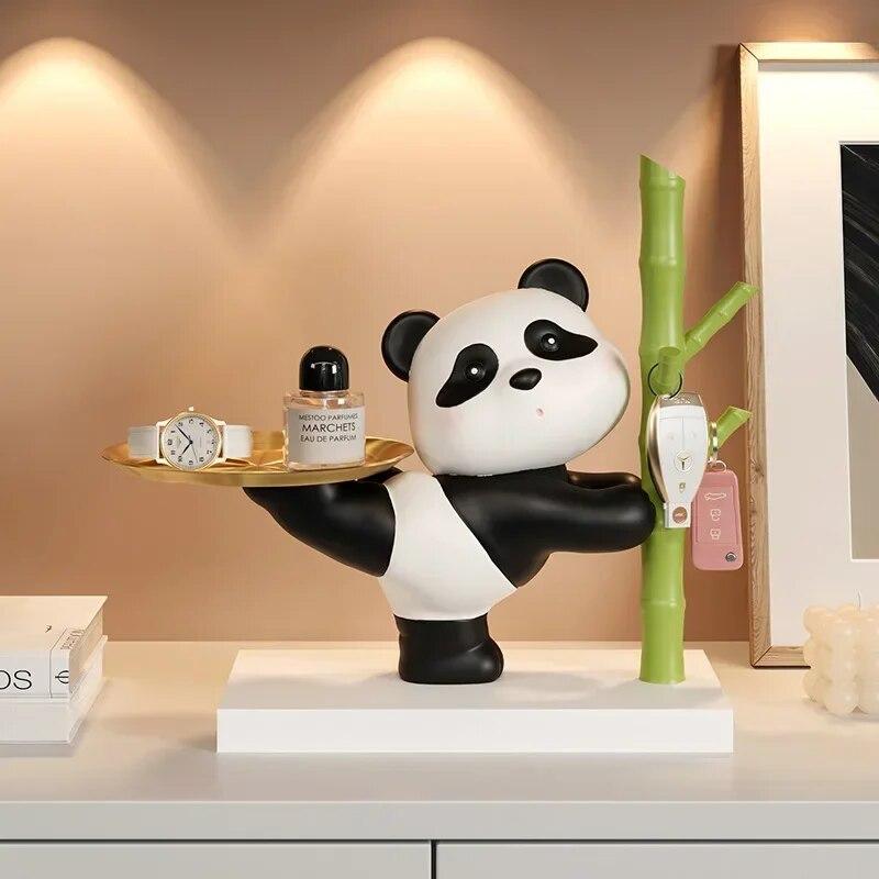 

Lucky Panda коробка для извлечения бумаги, украшение для входа, домашний обеденный стол, винный шкаф, украшения для чайного стола, подарок на день Святого Валентина
